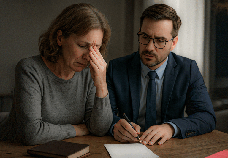 Probate and legal counsel illustration